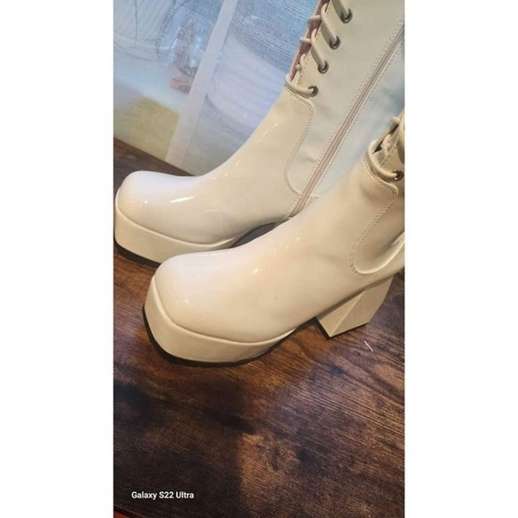 Sugar Thrillz Dolls Kill Walk Over You Platform Boots SIZE 9 - Picture 3 of 3